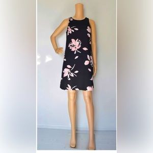 Lauren Ralph Lauren A-Line Floral Midi  Sun Dress Sleeveless Pull-On Size 10